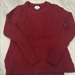 Like New Old Navy Women's Red Sweater